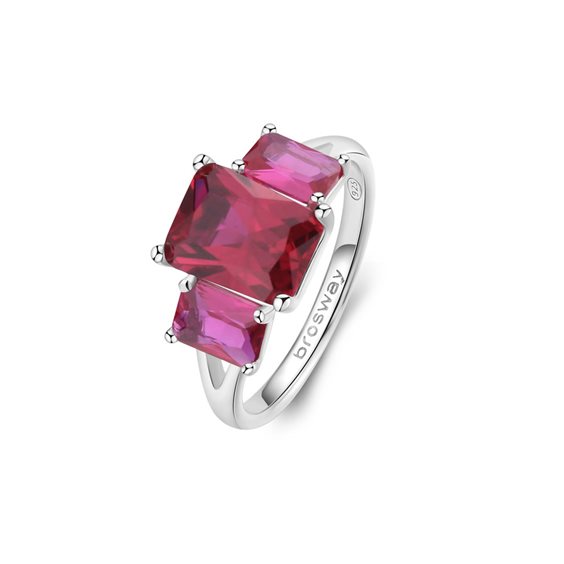 Ringe Brosway Dame FANCY - PASSION RUBY in Silber FPR79D - FPR79D